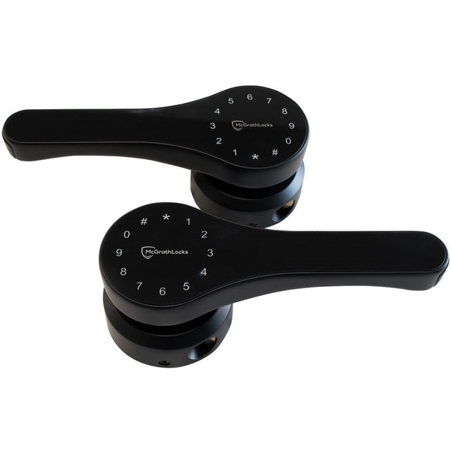 McGrath Ascot Digital Lock Double Sided IP66, Matt Black