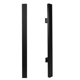 McGrath Grange Pull Handle Digital Lock Dummy Set - Matt Black