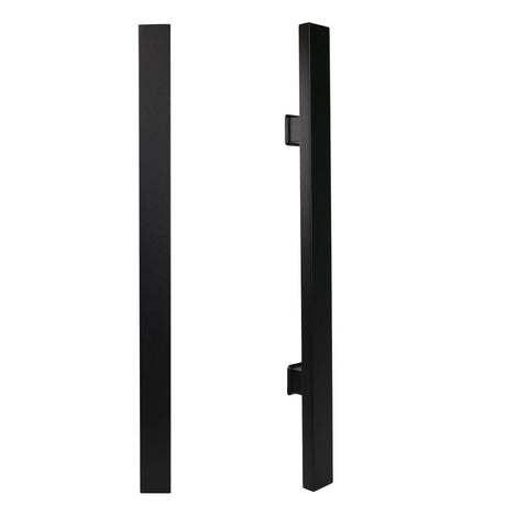 McGrath Grange Pull Handle Digital Lock Dummy Set - Matt Black