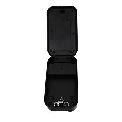 Open McGrath Locks key safe showing interior storage space for spare keys and access cards.