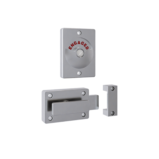Metlam 100A Series Lock & Indicator Set – Satin Chrome Plate – 2