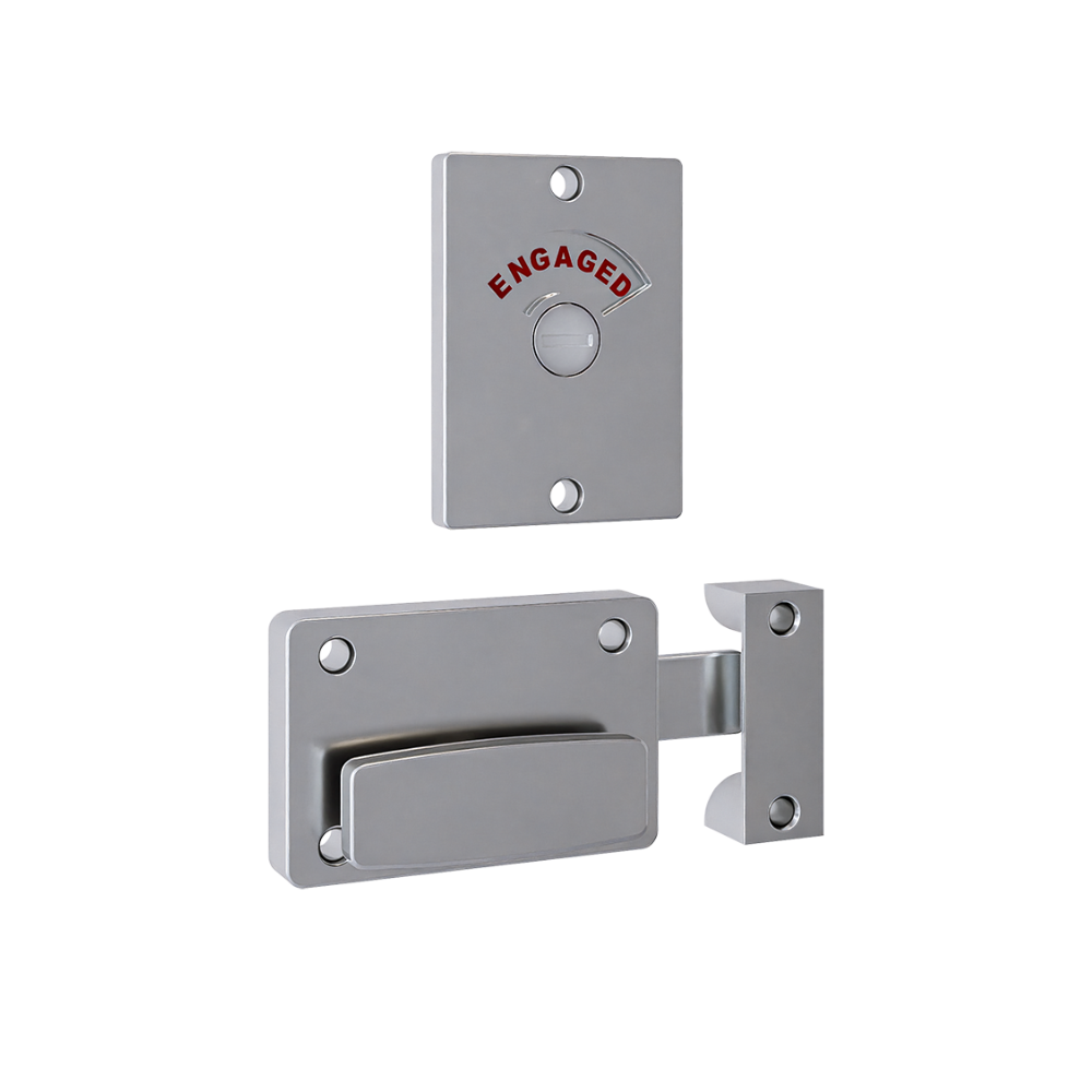 Metlam 200 Series Lock & Indicator Set – Satin Chrome Plate – 2
