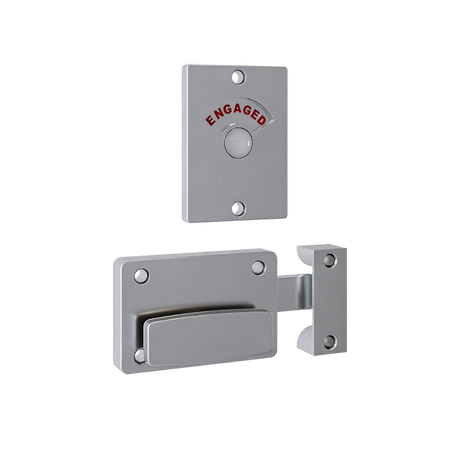 Metlam 200 Series Lock & Indicator Set – Satin Chrome Plate – 2
