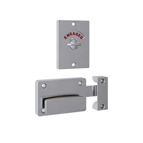 Metlam 200A Series Safety Handle Lock & Indicator Set – Satin Chrome Plate – 2