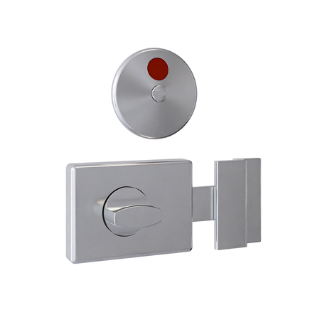Metlam 300 Series Lock & Indicator Set – Satin Chrome Plate – 2