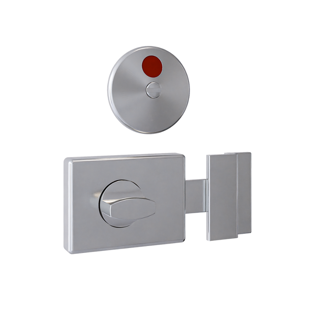 Metlam 300 Series Lock & Indicator Set – Satin Chrome Plate – 2