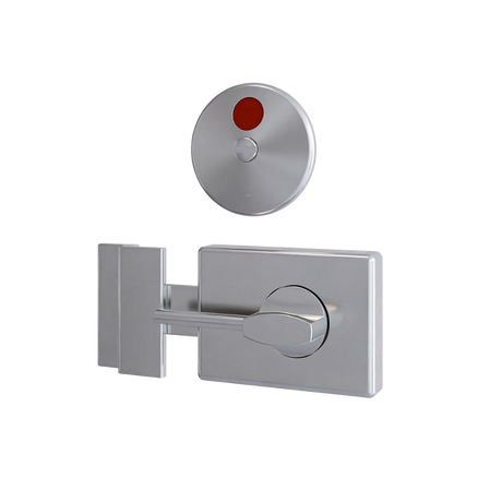 Metlam 300 Series Ambulant Lock & Indicator Set – Satin Chrome Plate – 2