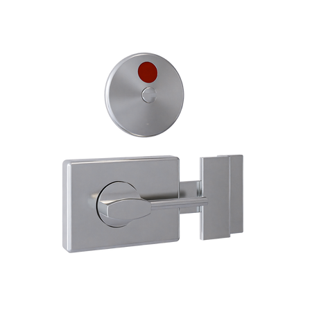 Metlam 300 Series Ambulant Lock & Indicator Set – Satin Chrome Plate – 3