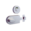 Metlam 700 Series Lock & Indicator Set with Bumper – Satin Stainless Steel – 2