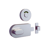 Metlam 700 Series Lock & Indicator Set with Bumper – Satin Stainless Steel – 2