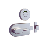 Metlam 700 Series Ambulant Lock & Indicator Set with Bumper – Satin Stainless Steel – 2