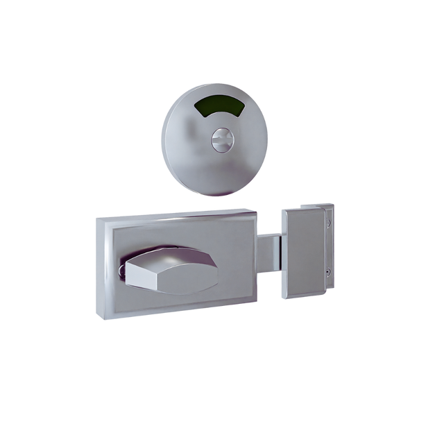 Metlam EasyFit Lock & Indicator Set – Satin Chrome Plate – 2