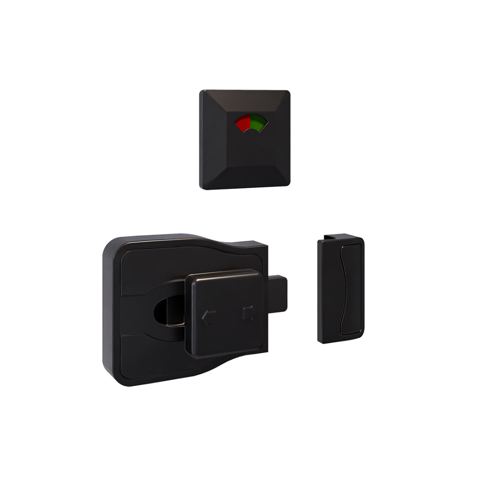 Metlam Moda Slide Lock & Indicator Set – Designer Black