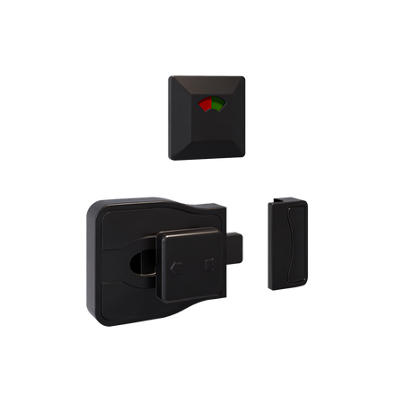 Metlam Moda Slide Lock & Indicator Set – Designer Black