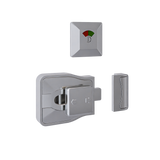 Metlam Moda Slide Lock & Emergency Release Indicator Set – Satin Chrome Plate