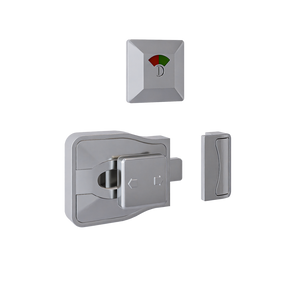 Metlam Moda Slide Lock & Emergency Release Indicator Set – Satin Chrome Plate