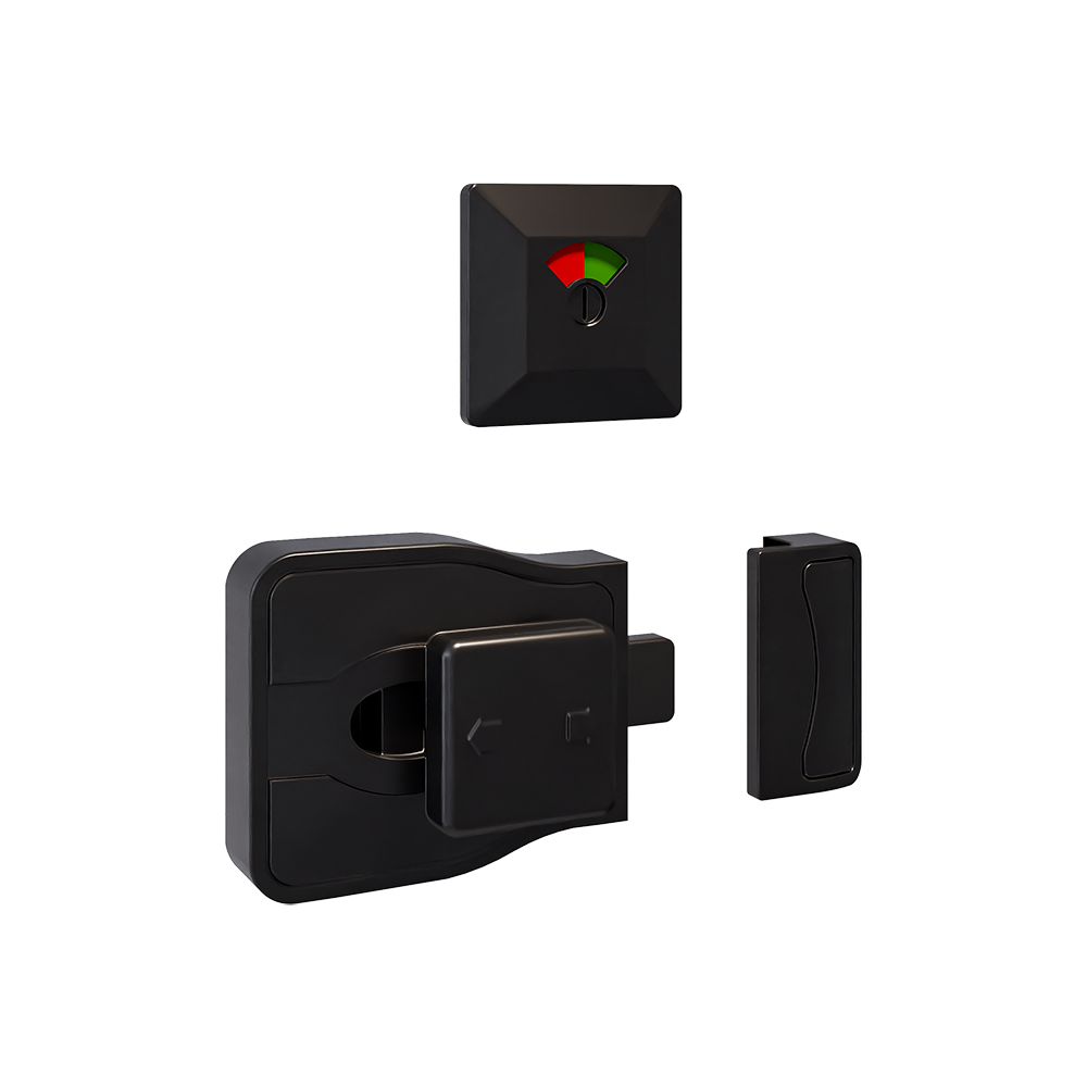 Metlam Moda Slide Lock & Emergency Release Indicator Set – Designer Black