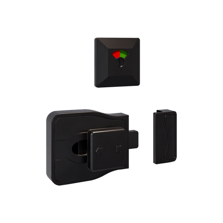 Metlam Moda Slide Lock & Emergency Release Indicator Set – Designer Black