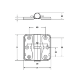 Metlam Moda Gravity Hinge – Antimicrobial