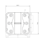 Metlam Moda Spring Hinge – Antimicrobial
