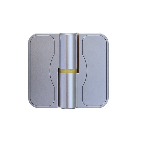 Metlam Moda Spring Hinge – Satin Chrome Plate