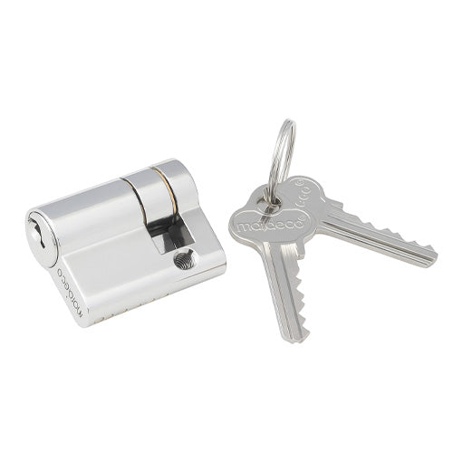 Mardeco M Series MPF-8500 Euro Cylinder - Chrome Plate - 47-58mm Door