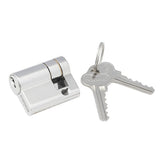 Mardeco M Series MPF-8500 Euro Cylinder - Chrome Plate - 47-58mm Door