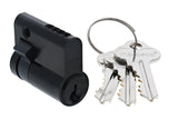 Mardeco M Series MPF-8500 Euro Cylinder - Matte Black - 35-36mm Door