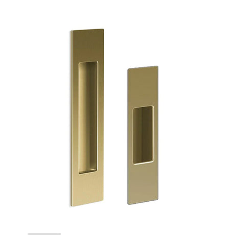 Mardeco M Series 8008 Flush Pull Set - Satin Brass