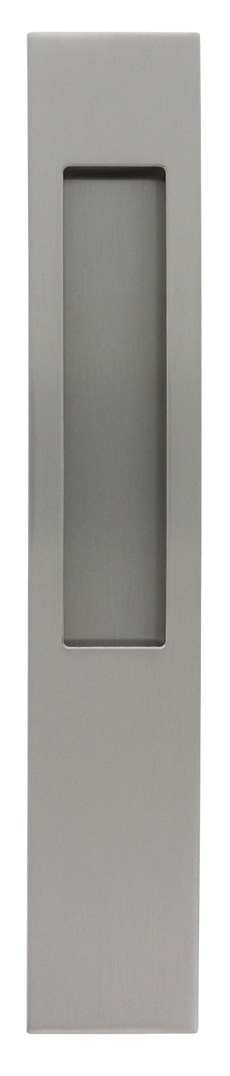 Mardeco M Series 8102 Flush Pull Long Plate 255mm - Brushed Nickel