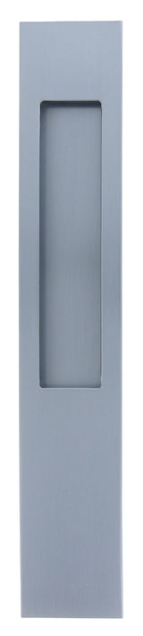 Mardeco M Series 8102 Flush Pull Long Plate 255mm - Brushed Satin Chrome