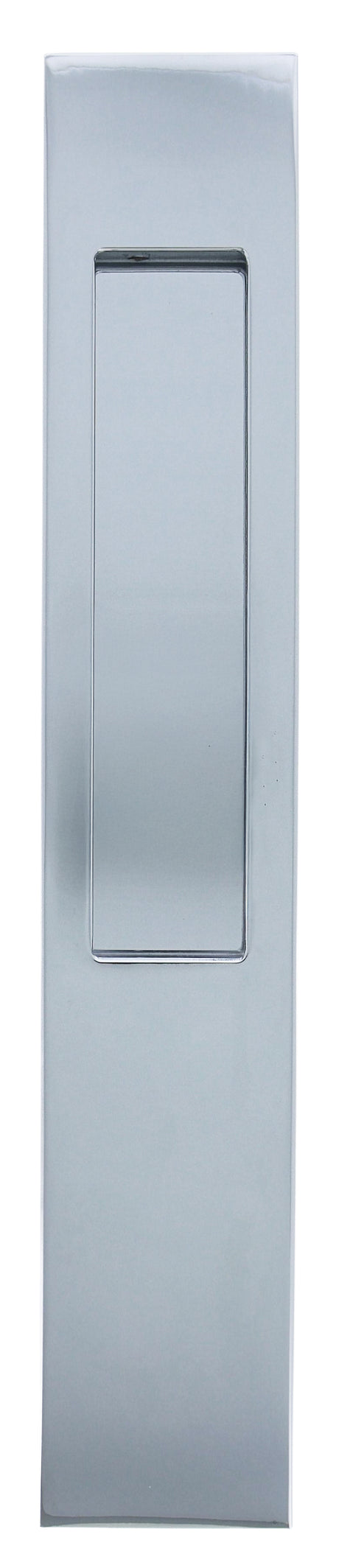 Mardeco M Series 8102 Flush Pull Long Plate 255mm - Chrome Plate