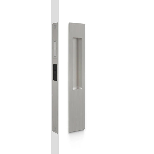 Mardeco M Series 8105 Flush Pull Snib Lock Set - Brushed Nickel
