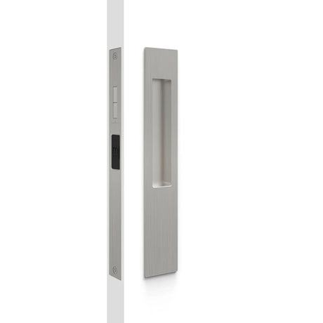 Mardeco M Series 8105 Flush Pull Snib Lock Set - Brushed Nickel