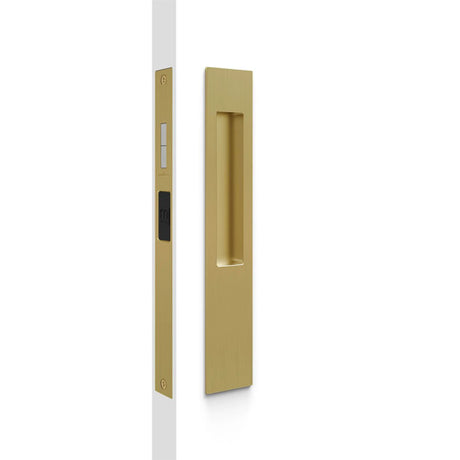 Mardeco M Series 8105 Flush Pull Snib Lock Set - Satin Brass