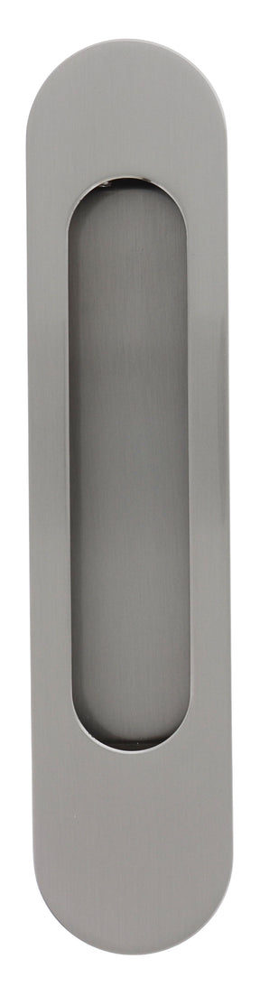 Mardeco M Series 9002 Oval Flush Pull 203mm - Brushed Nickel