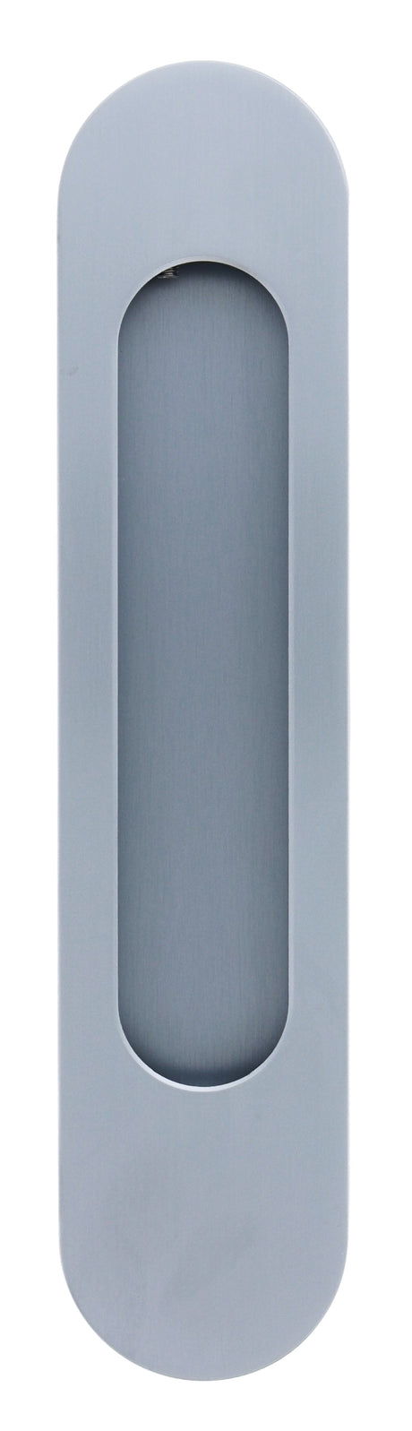 Mardeco M Series 9002 Oval Flush Pull 203mm - Brushed Satin Chrome