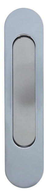Mardeco M Series 9002 Oval Flush Pull 203mm - Polished Chrome