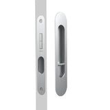 Mardeco M Series 9004 Oval Flush Pull Privacy Set 35mm - Brushed Satin Chrome