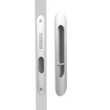 Mardeco M Series 9004 Oval Flush Pull Privacy Set 35mm - Polished Chrome