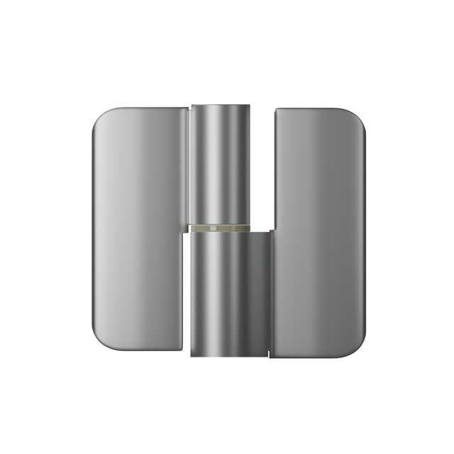 Metlam Overlapping Lift Off Spring Hinge – Satin Chrome Plate