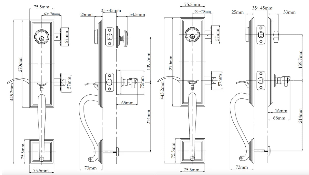 N2Lok Maison Entrance Set - Seine