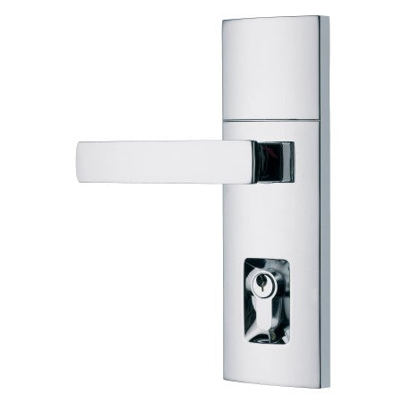 Gainsborough Trilock Contemporary Angular Entrance Set – Bright Chrome (8901ANGBC)