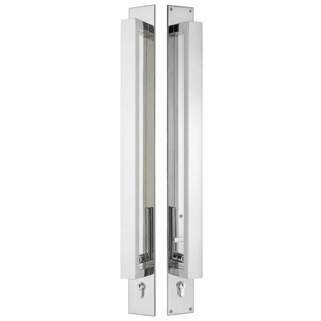 Gainsborough Trilock Omni Back to Back Pull Handle Entrance Set – Polished Stainless (8905BBPS)