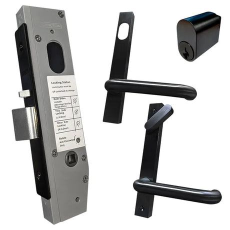 Lockton 30mm backset Narrow Mortice Lock Kit 5 - Cylinder & DDA Snib