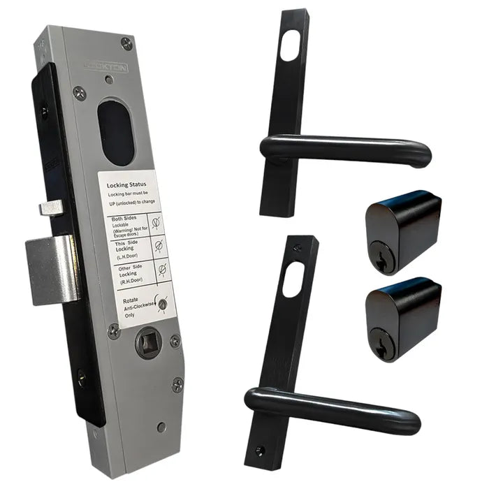 Lockton 30mm backset Narrow Mortice Lock Kit 4 - Double Cyl Set