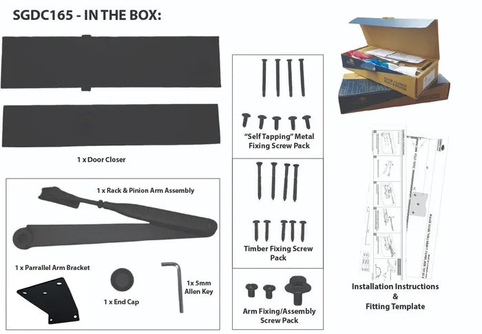 Lockton Door Closer Series 165 - EN 2-6