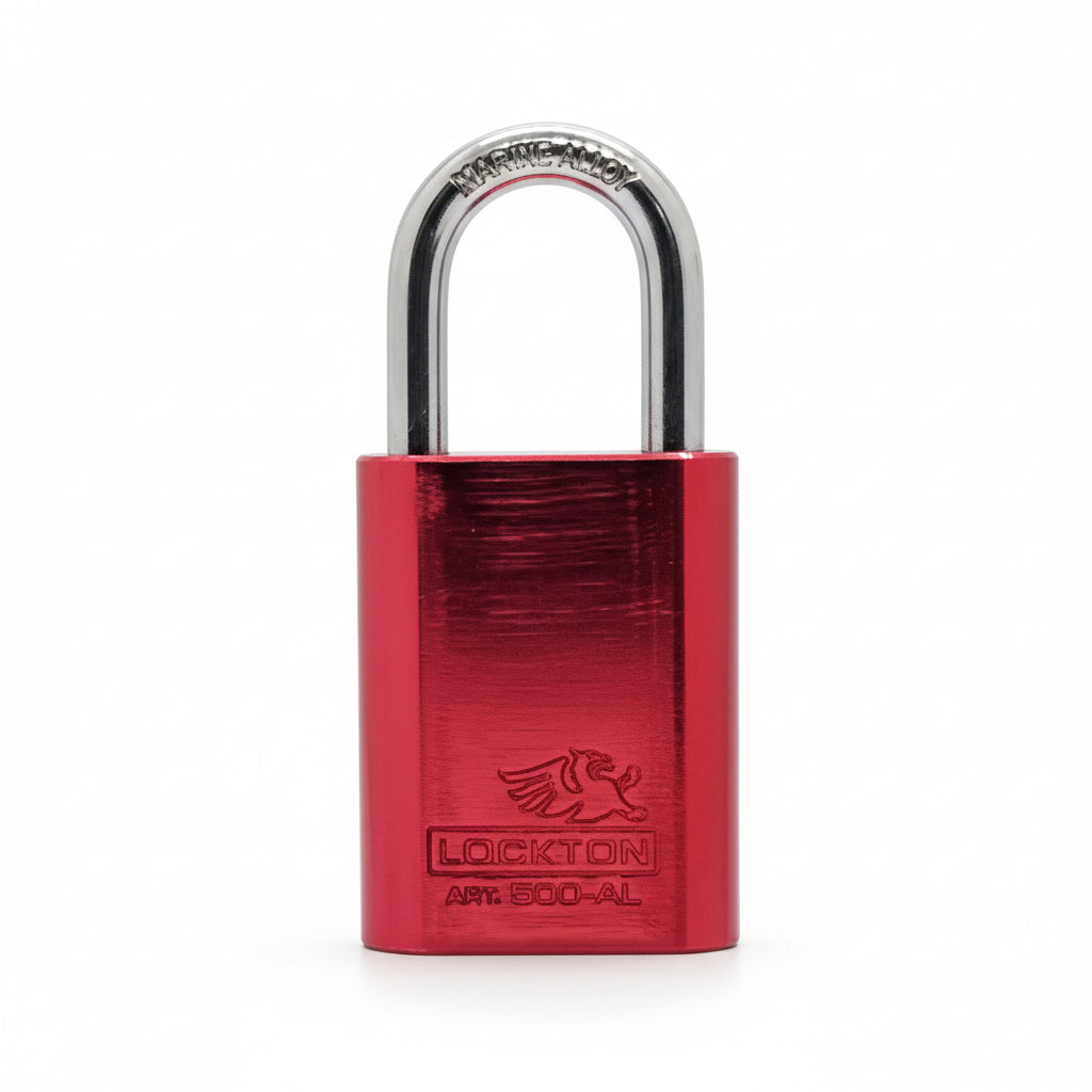Lockton Coloured Aluminum 500 Series Padlock - 40mm