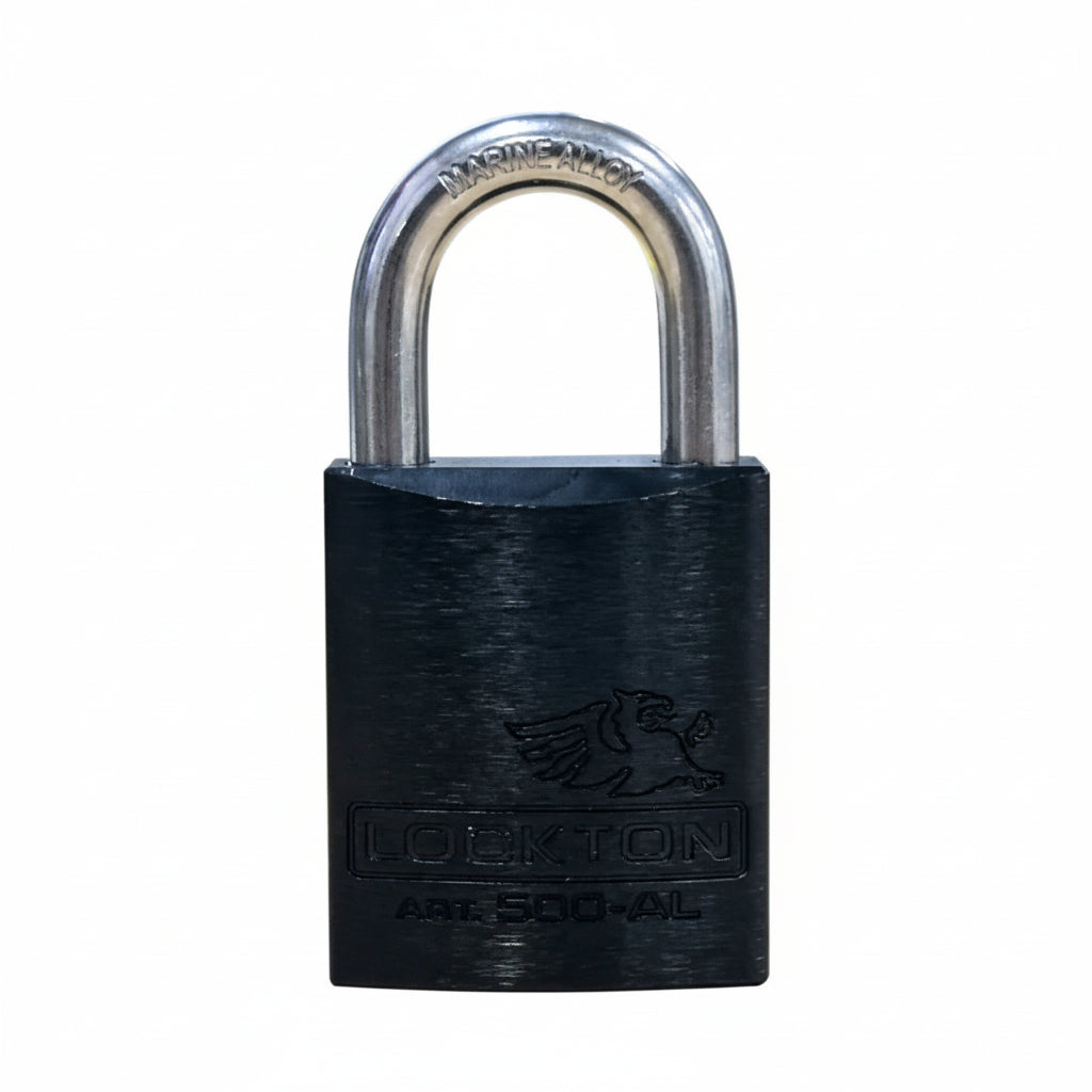 Lockton Coloured Aluminum 500 Series Padlock - 45mm
