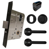 Lockton Mortice Lock Round Rose Kit 2 - Entrance Set
